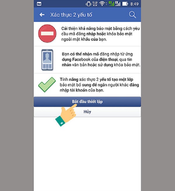 bảo mật facebook 2 lớp