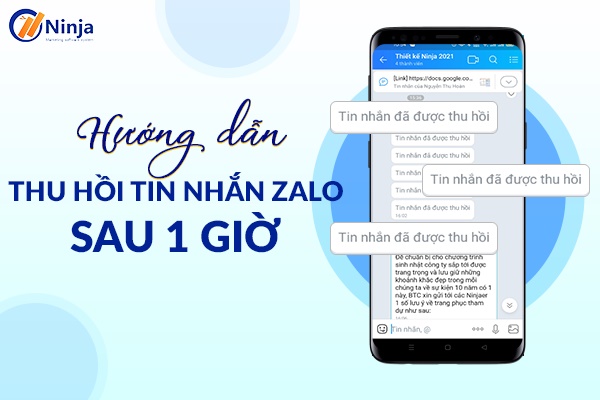 cách thu hồi tin nhắn trên zalo