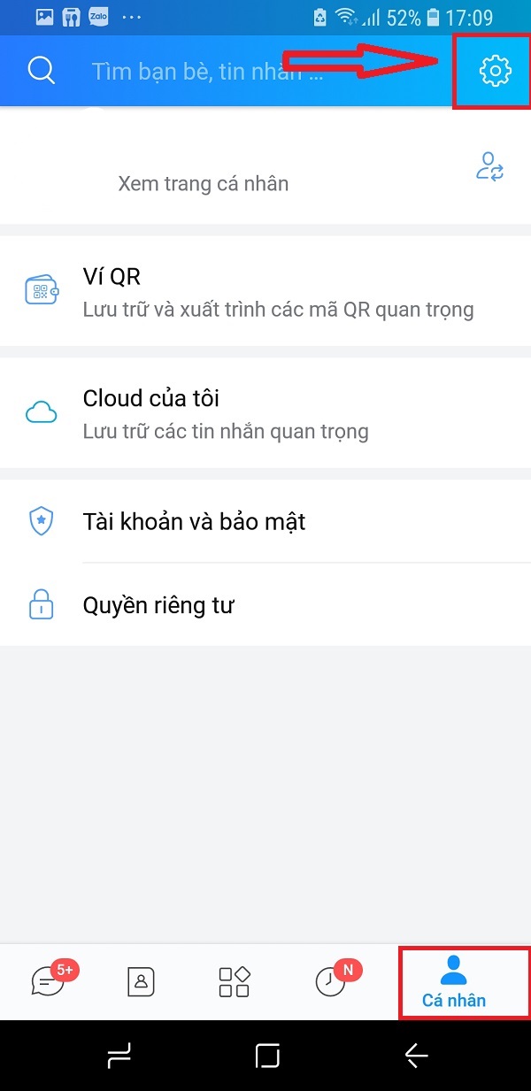 cách xuống còng trong zalo 