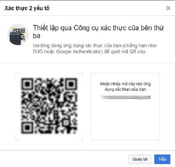 bảo mật 3 lớp facebook