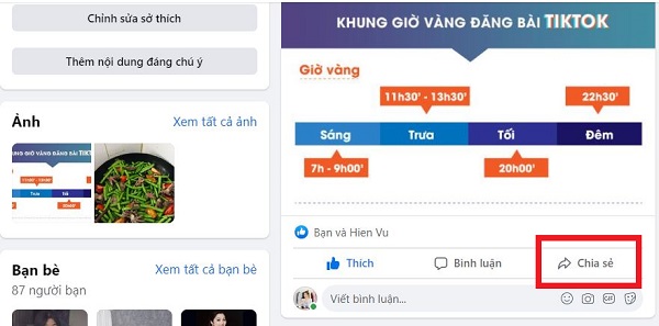 cách chia sẻ bài viết lên story facebook