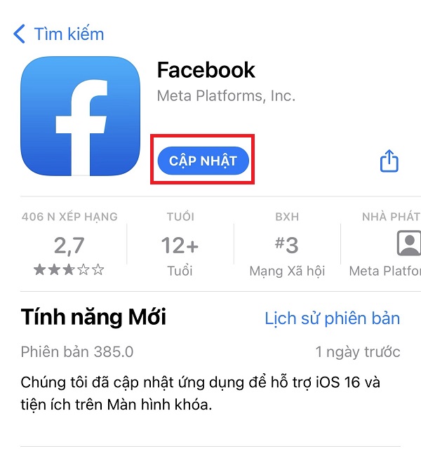 tại sao không bình luận được trên story facebook