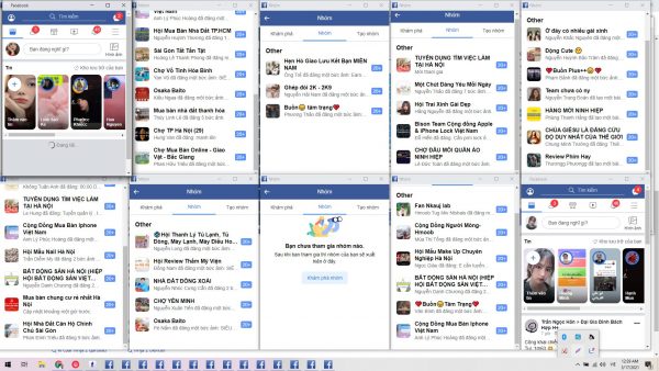 đăng bài hàng loạt lên hội nhóm facebook