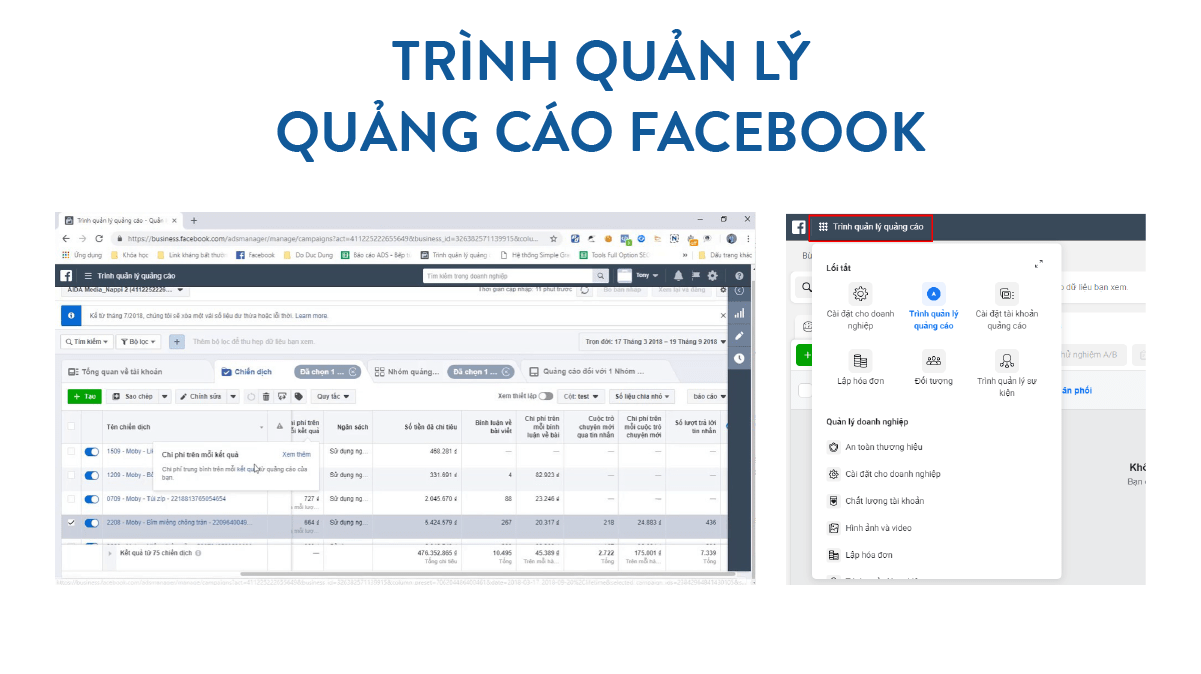 Theo báo cáo chiến dịch trong trình quản lý