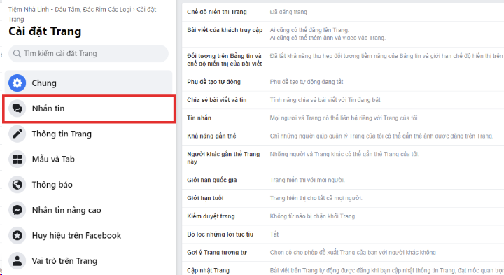 Truy cập Fanpage của bạn