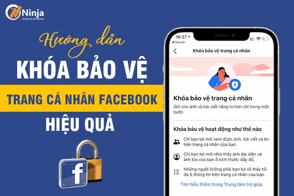 Khóa bảo vệ trang cá nhân facebook trên iphone chi tiết nhất