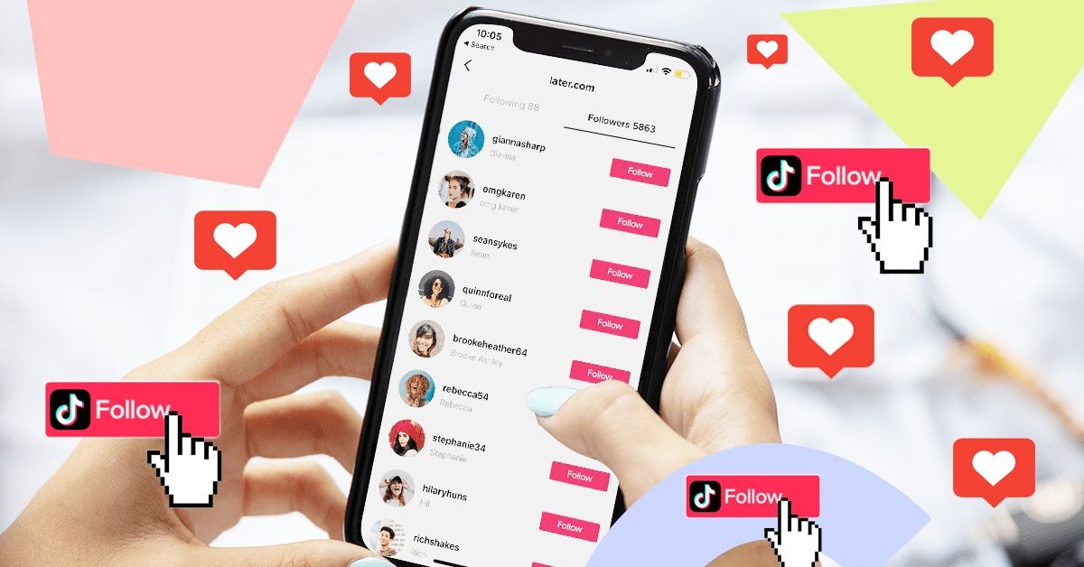 Trao đổi follow tiktok qua group facebook