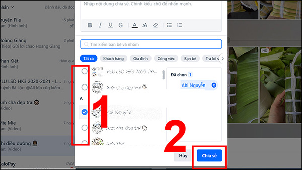 cách chia sẻ bạn bè trên zalo